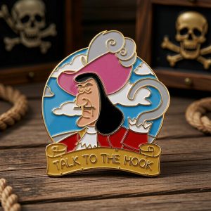 Talk To The Hook – Enamel Pin
