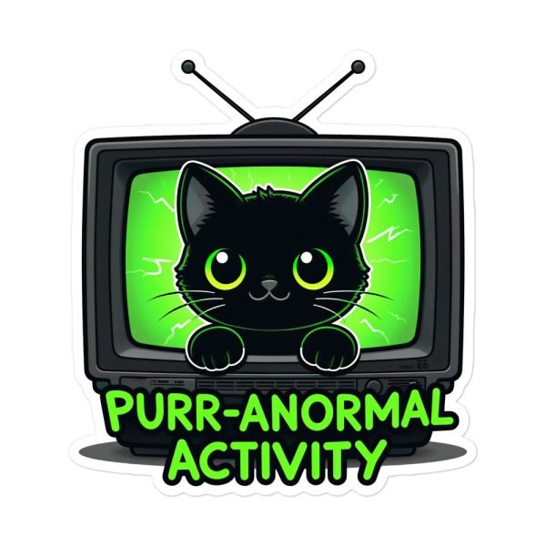 Purr-anormal Activity - Sticker