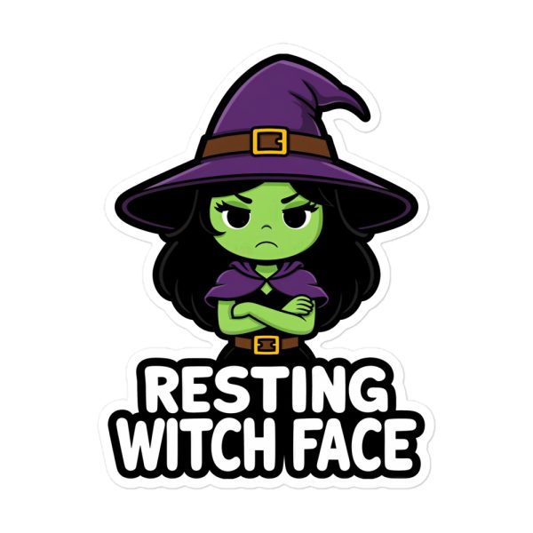 Resting Witch Face - Sticker