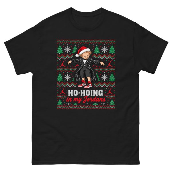 Ho-Hoing in my Jordans – Tiptoeing Tip Toe Wing Jawwdinz Rumpelstiltskin Ugly Christmas - Unisex T-Shirt