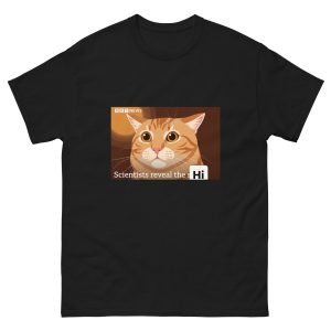 Scientists Reveal the Hi - Secret Orange Cat Tiktok Instagram BBC News Headline - Unisex T-Shirt