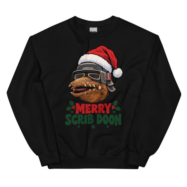 Merry Scrib Doon – Biddy Blas Christmas Wars Star Galactic League Racer - Unisex Sweatshirt