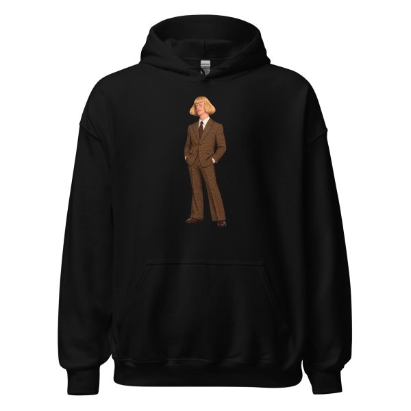 Jean Phil - Blond Bob Curled Moustache Formal Suit Philanthrope Shadowboxing - Unisex Hoodie