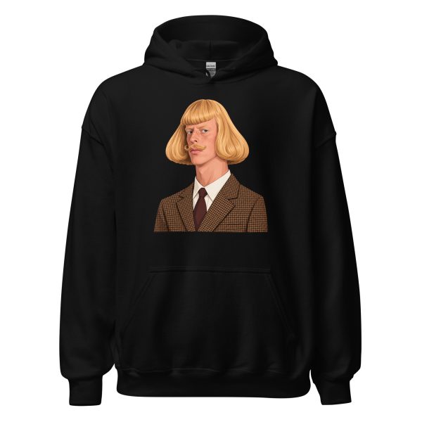 Jean Phil - Blond Bob Curled Moustache Formal Suit Philanthrope Shadowboxing - Unisex Hoodie
