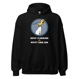 Kelly Clarkson vs Kelly Lark-son - Singing Bird Molly Art Play Drama Controversy - Unisex Hoodie