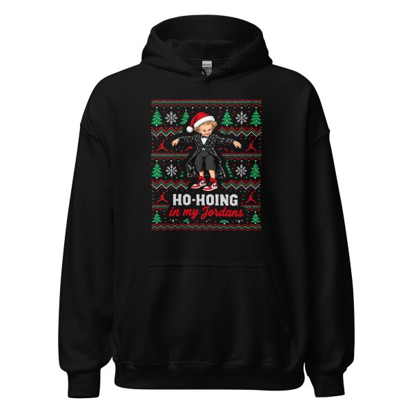 Ho-Hoing in my Jordans – Tiptoeing Tip Toe Wing Jawwdinz Rumpelstiltskin Ugly Christmas - Unisex Hoodie