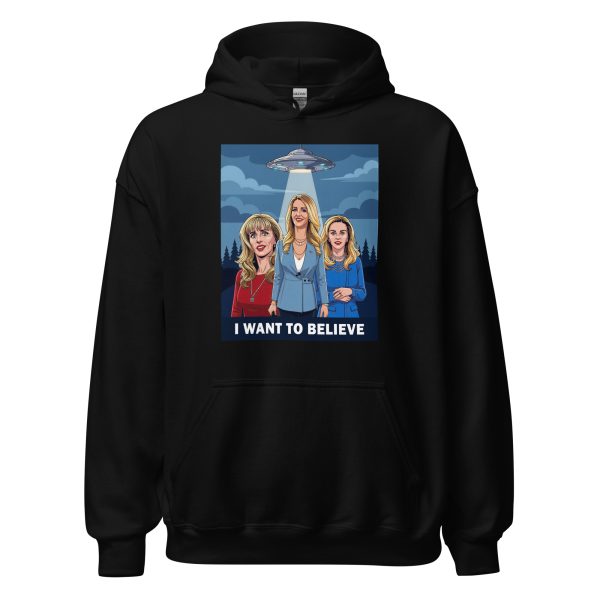 I Want to Believe - Susan Dell Kelly Loeffler Barbera H Thornhill Trump Administration Senator Aliens White House - Unisex Hoodie
