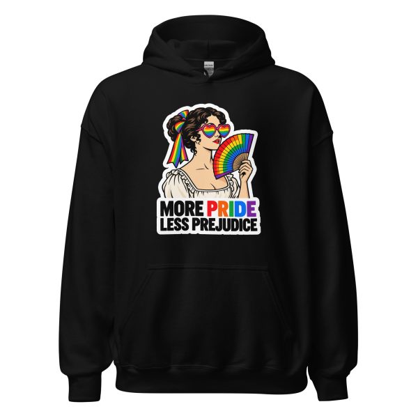 More Pride Less Prejudice - Pride LGBTQ Queer Community - Unisex Hoodie