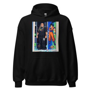 French Goku Hero - Pierre Micromania Nice France Unrest Glass Dragon Ball - Unisex Hoodie