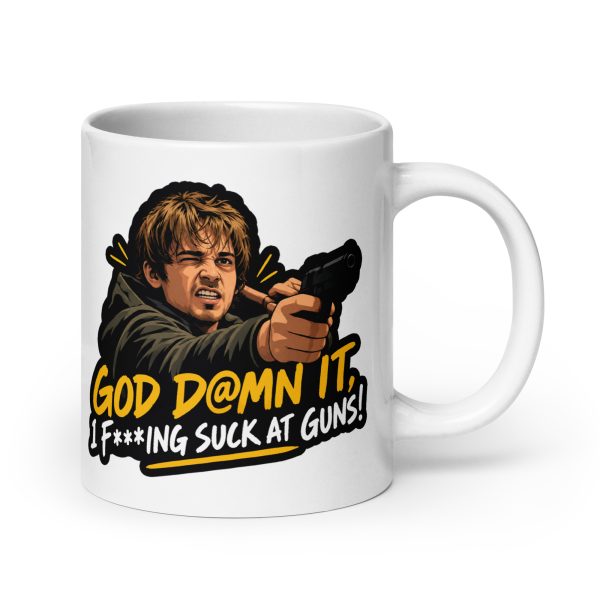 God Damn It, I Fucking Suck At Guns - Bryan Hodukavich Resident Evil Zach Cregger Pistol - Mug