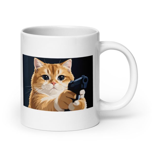 Softhearted Gunner - Tearful Orange Kitten Gun Zombie Cat Ending Embrace - Mug