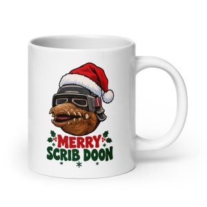 Merry Scrib Doon – Biddy Blas Christmas Wars Star Galactic League Racer - Mug