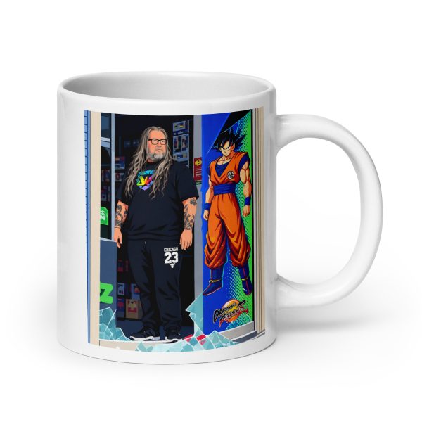 French Goku Hero - Pierre Micromania Nice France Unrest Glass Dragon Ball - Mug